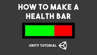 HOW TO MAKE A SIMPLE HEALTH BAR IN UNITY Unity 2D Tutorial