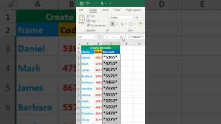 Create a barcode in excel