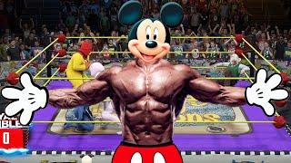 TRYING TO WIN A CARTOON RUMBLE WITH A JUICED UP MICKEY MOUSE  S7 Ep. 23