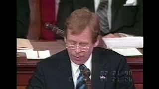 President Havels Speech at the U S  Congress in 1990   Projev prezidenta Havla v Kongresu