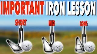 REALLY IMPORTANT IRON LESSON....DONT OVERLOOK Simple Golf Tips