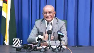 Press Conference by Vice President Dr. Bharrat Jagdeo January 18th 2024