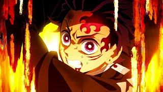 TanjiroMitsuriGenyaMuichiro vs Hantengu Demon Slayer S3  4k 720p 