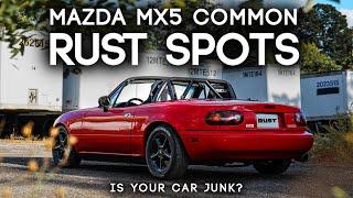 Mazda MX5 Miata Common Rust Spots Fix Before Its Too Late