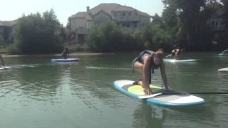 How a Blind Person Does Paddle Board Yoga