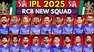 IPL 2025  RCB Team New Squad 2025  Royal Challengers Bangalore Squad 2024  RCB Team 2025