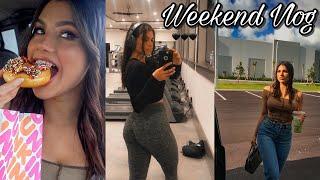 WEEKEND VLOG Shopping Taking Instagram Photos GYM LEG WORKOUT School