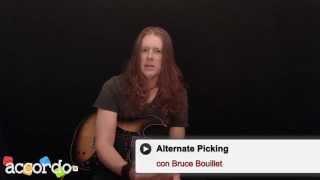 Bruce Bouillet Alternate picking Guitar Lesson