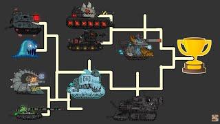 All episodes The battle of mega tanks against the boss. Cartoons about tanks