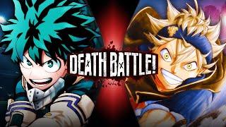 Deku VS Asta My Hero Academia VS Black Clover  DEATH BATTLE