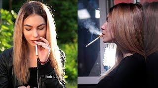 Smoking videos with our new girl Anya