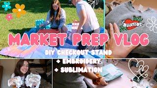 CRAFT FAIR PREP VLOG  Two Market Weekend  Embroidery Business  Craft Fair Tips  Studio Vlog #37