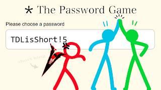 Lets Make The BEST Password  The Password Game
