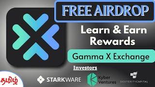 Free Airdrop - Gamma X Testnet  No investment  Learn & Earn Rewards Must attend @CryptoInfoTamil