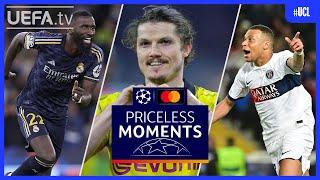 #UCL PRICELESS MOMENTS of the Week  Rüdiger Sabitzer Mbappé...