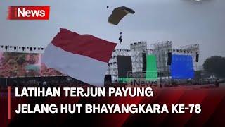 Latihan Terjun Payung Jelang Hut Bhayangkara ke-78 - iNews Malam 3006