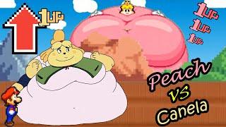 Cuentos SSBBW – Canela plus size y los pasteles P balloon  Mario parodia –