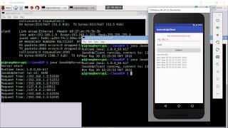 Android DatagramUDP Client example