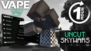 1 HOUR OF CHEATING ON HYPIXEL SKYWARS  VAPE V4 Rage Config