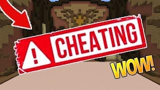 WE CAUGHT HIM CHEATING Minecraft Build Battle