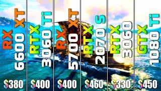 RX 6600 XT vs RTX 3060 Ti vs RX 5700 XT vs RTX 2070 SUPER vs RTX 3060 vs GTX 1080 Ti