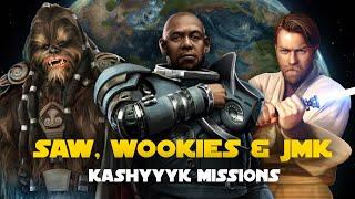 Kashyyyk - Saw Wookies & JMK SM Guide - Rise of the Empire ROTE TB Sector P3  SWGOH