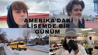 AMERİKADA LİSE OKUMAK  AMERİKA OKUL VLOGU #1