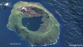 The Active Volcano in Tonga Tofua