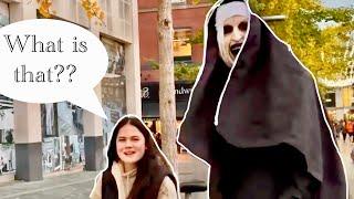 Best Nun Scaring People Around Liverpool The Nun Prank  TM Pranks