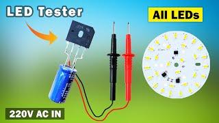 Homemade LED Light Tester Simple LED tester circuit