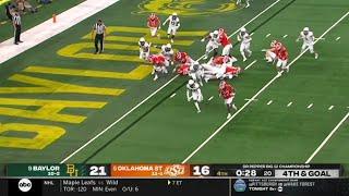 Baylor GAME WINNING Goal Line Stand vs Oklahoma State  2021 College Football