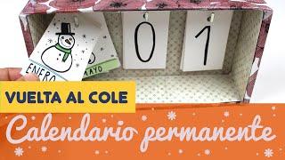 Manualidades de calendarios para el regreso a clases - DIY utiles escolares - UMA MANUALIDADES