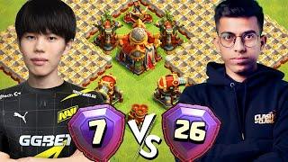 World Champion Player vs Sumit 007 in Clash of Clans