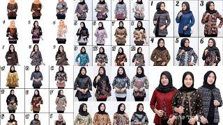 MODEL BATIK ATASAN WANITA MODERN TERBARU 20202021 COCOK UNTUK WANITA MUSLIMAH DAN KANTORAN