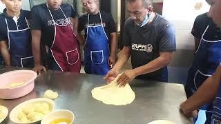 KURSUS ASAS PENYEDIAN MAKANAN SIRI 72020  TUTORIAL TEBAR ROTI CANAI