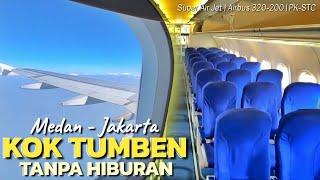 ENAKNYA TERBANG DI CUACA CERAH  Flight Review Super Air Jet IU-897 Medan-Jakarta