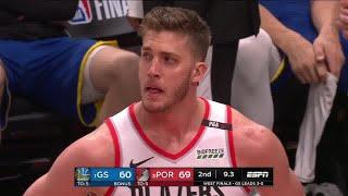 Meyers Leonard All Game Actions 052019 Warriors vs Blazers Game 4 Highlights