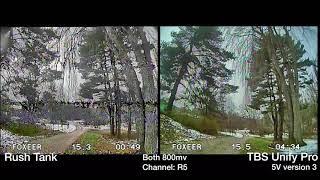 Rush tank VS TBS unify pro 5v v3 VTX fpv