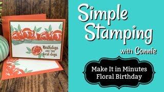 How to Make Floral Cards in Minutes  Make it in Minutes Series