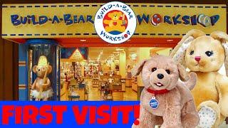 ️Build-A-Bear Workshop️Our First Visit Ever  With Skye & Caden Aloha Baby Alive