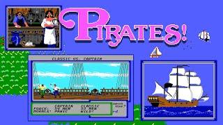 Sid Meiers Pirates - longplay - MicroProse 1987 - PC  DOS - roleplaying adventure strategy game