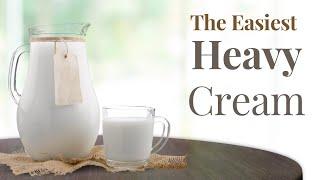How to make Heavy cream with 2 ingredients