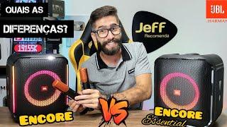 JBL PARTYBOX ENCORE Versão Completa Vs JBL PARTYBOX ENCORE ESSENTIAL Qual é a melhor opção?