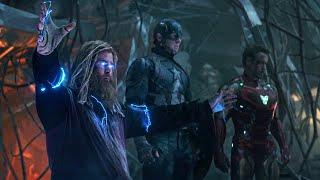 Iron Man Captain America Thor Lets Kill Thanos Properly  Avengers Endgame 2019 Movie CLIP HD