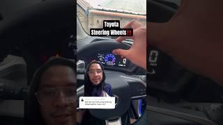 Toyota Steering Wheels‼️  #cars #caraccessories #toyota