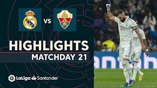 Highlights Real Madrid vs Elche CF 4-0