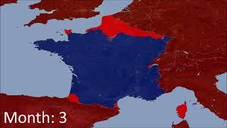 France vs rest of earth - how long can it survive? more than 1 day