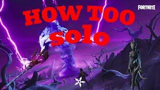 How to solo MSK detailed tutorial how to know where horn falls - fortnite stw