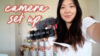 How to Film and Edit  My Camera Set Up Studio Vlog + Doormat DIY