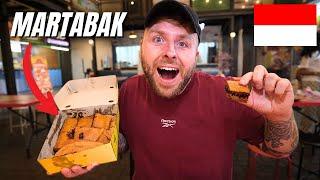 FIRST TIME eating MARTABAK  Indonesian Street Food in Bandung